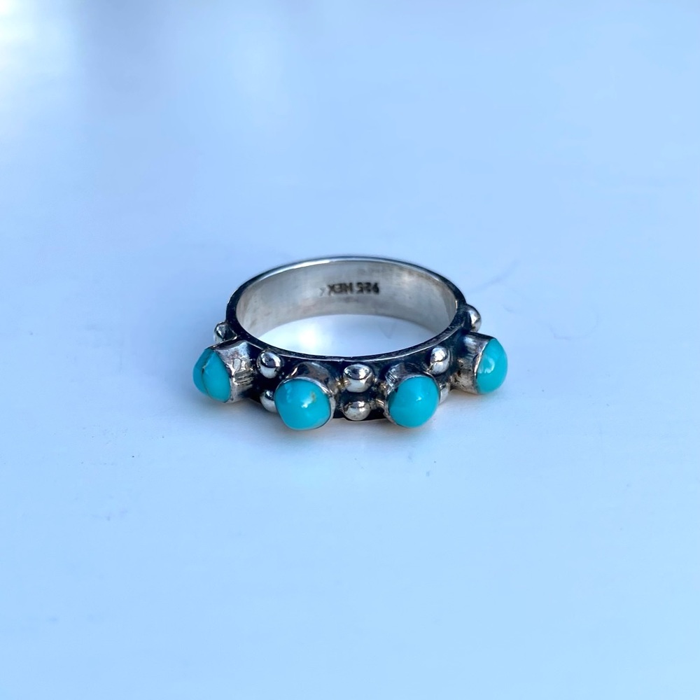 Vintage Navajo, turquoise stone ring